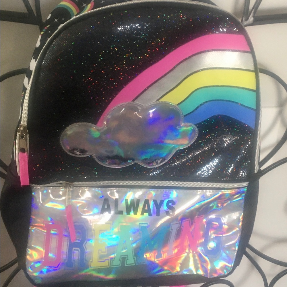 A Glittery backpack